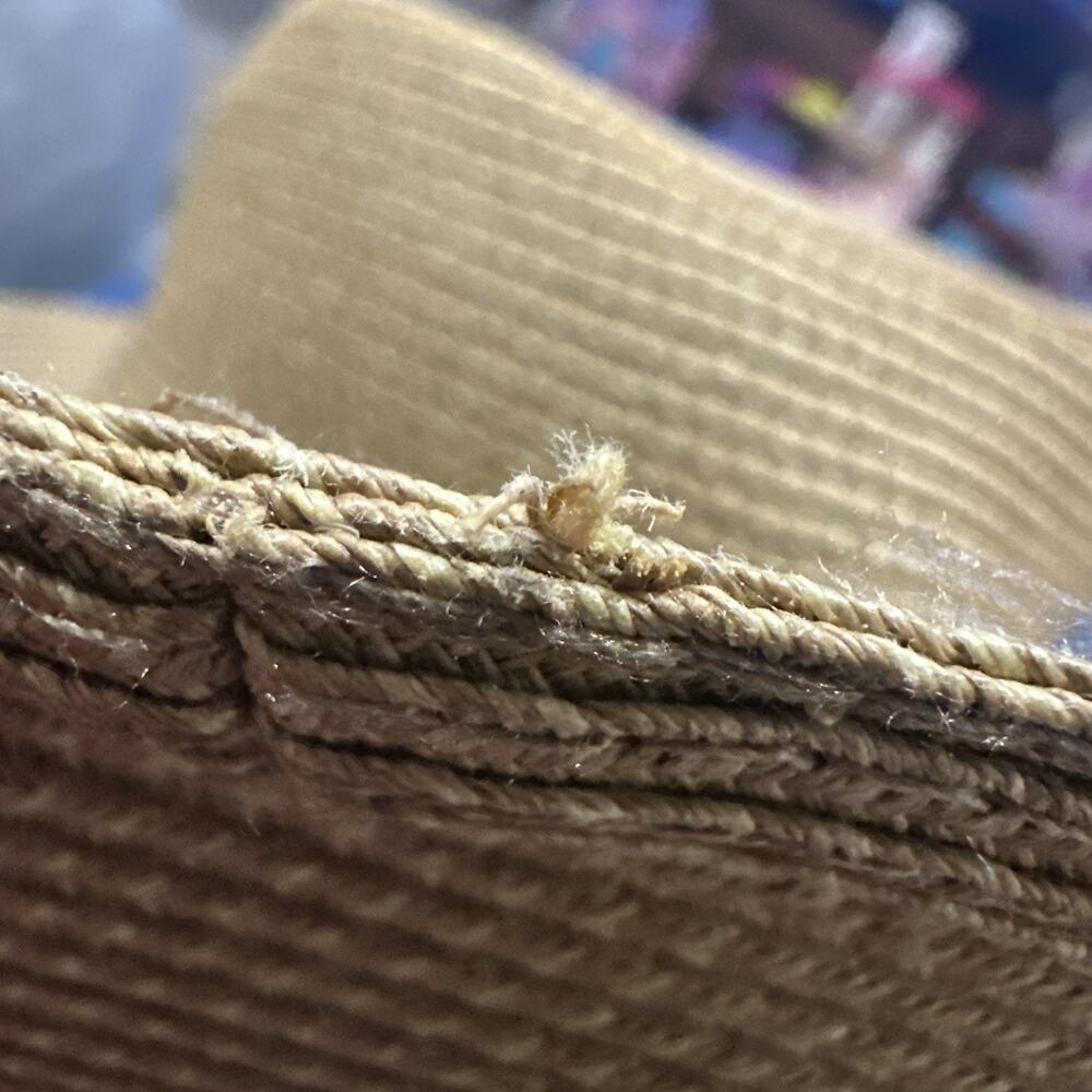 Eric Javits Daphne Natural Wide Brim Straw Squishee Fedora Packable Sun Hat - Picture 7 of 7